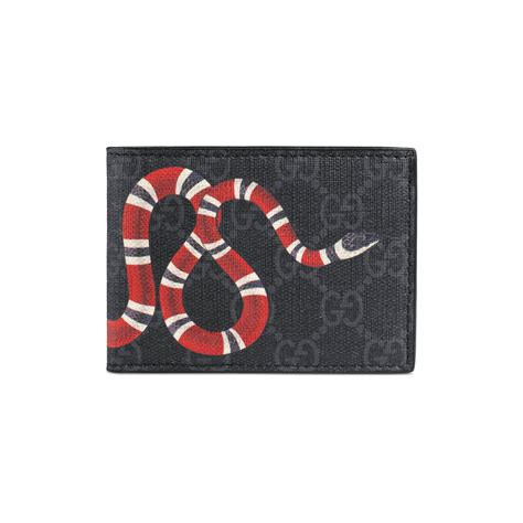 gucci snake belt red and black|authentic gucci snake wallet.